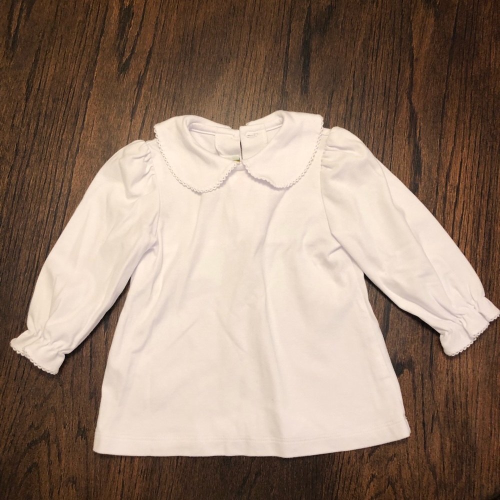 White collared boutique shirt